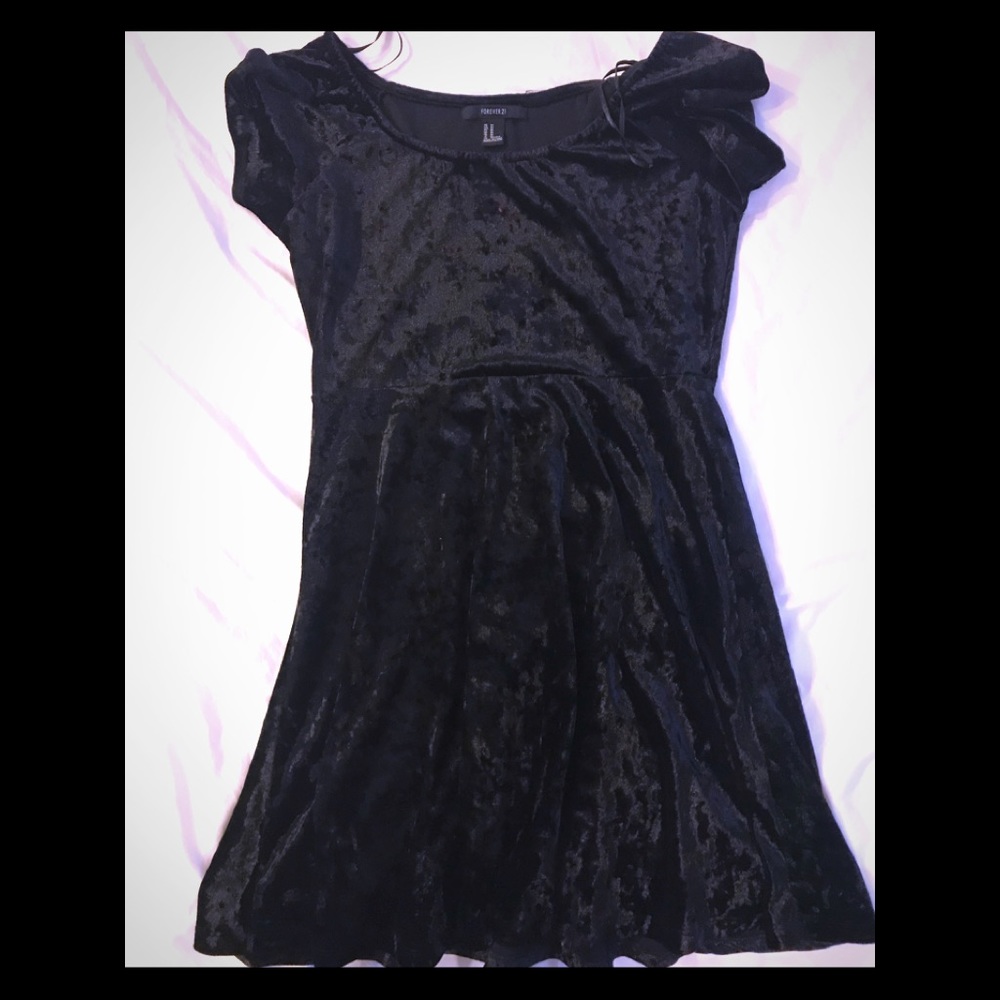 Velvet Skater Dress